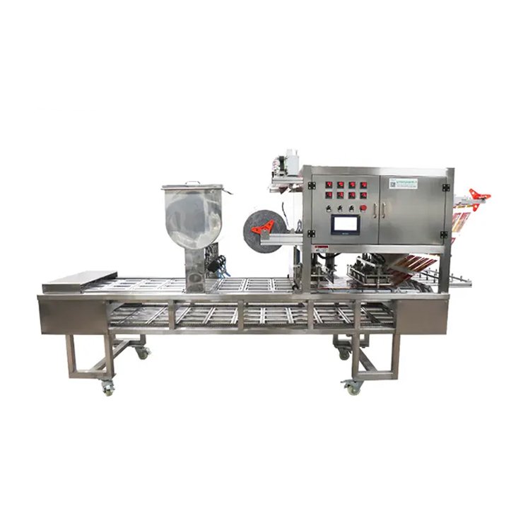 Popcorn Cup Filling and Seaing Machine