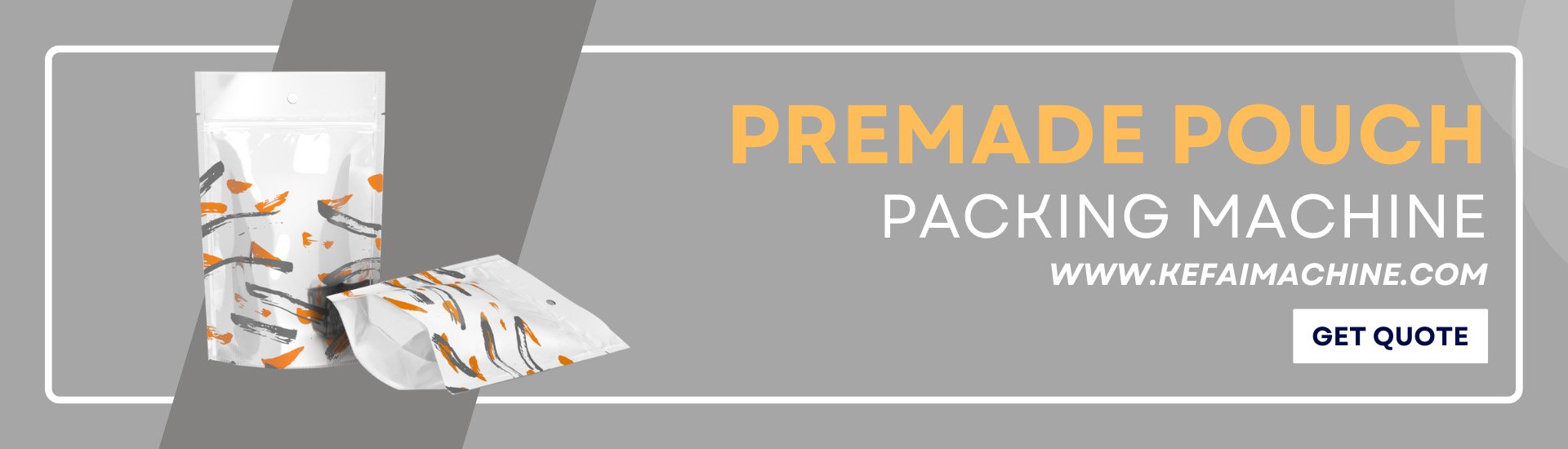 Premade Pouch Packaging Machine Banner