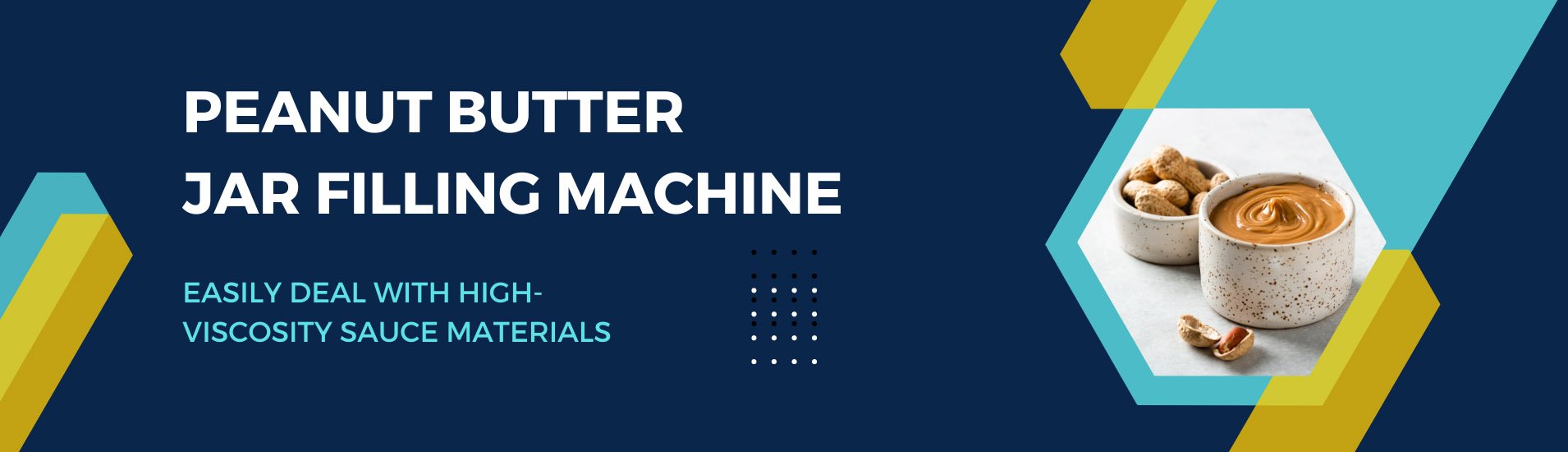 peanut butter jar filling machine banner
