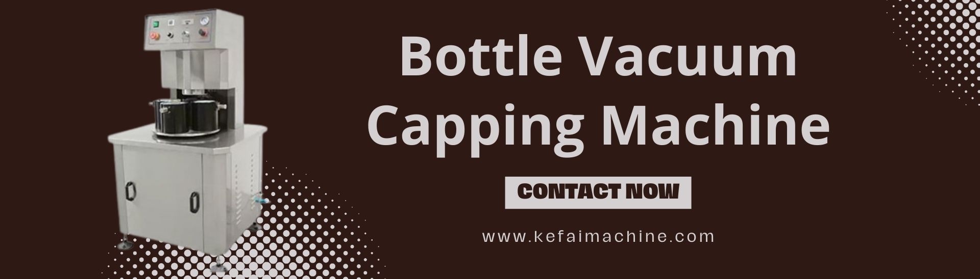 bottle vacuum capping machine banner